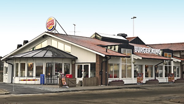Ingång till BURGER KING på RASTA i Götene Ingång till BURGER KING på RASTA i Götene